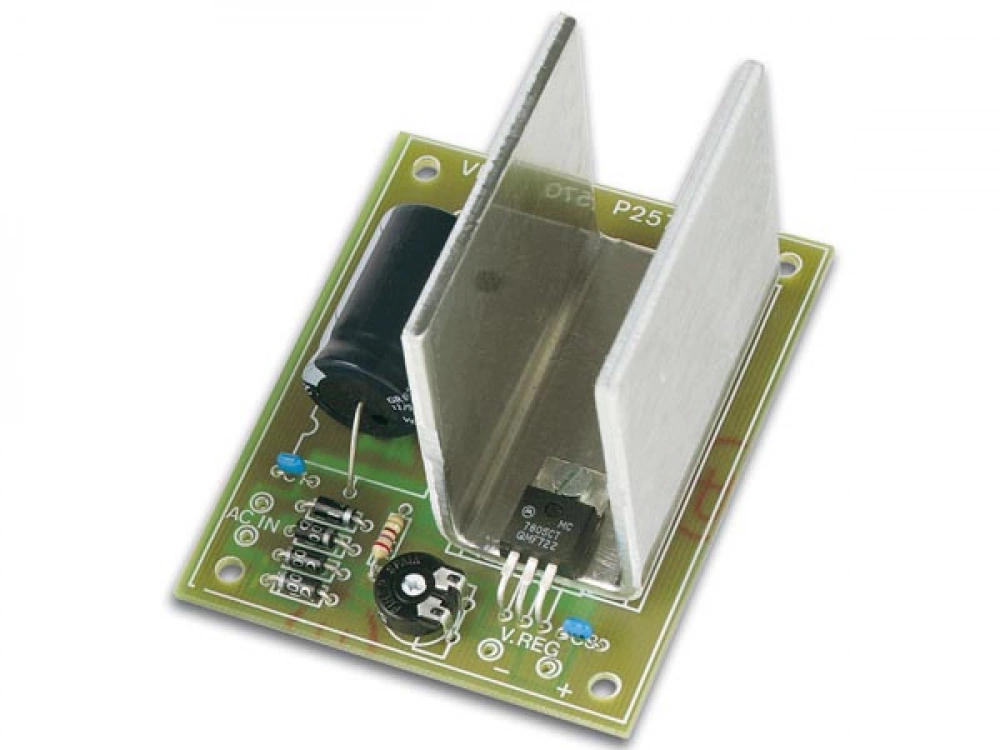 Velleman Elektronik Bausatz K2570 Uni Netzgerät regelbar 5V - 14V DC max 1A Velleman K2570 VK2570 
