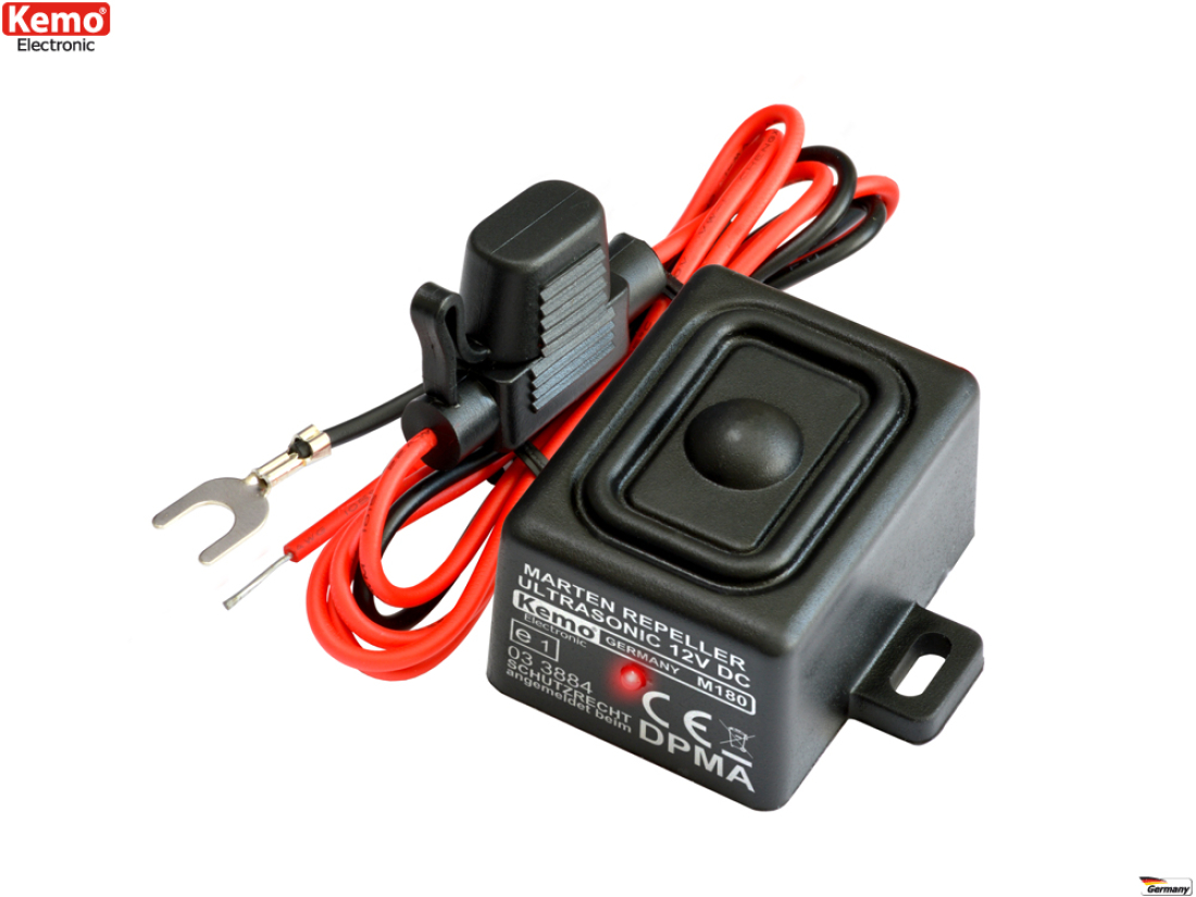 Kemo-Electronic M180 Marderscheuche Marderabwehr wasserdicht IP65* 12V Kemo M180 Ultr M180 Kemo-Electronic M180 Marderscheuche Marderabwehr wasserdicht IP65* 12V Kemo M180 Ultr M180