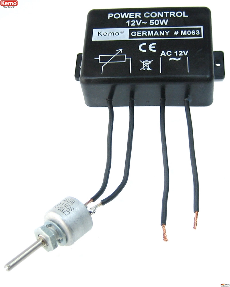 Kemo-Electronic M063 12V 24V 48V AC Dimmer Leistungsregler max 50W Kemo M063 M063 Kemo-Electronic M063 12V 24V 48V AC Dimmer Leistungsregler max 50W Kemo M063 M063