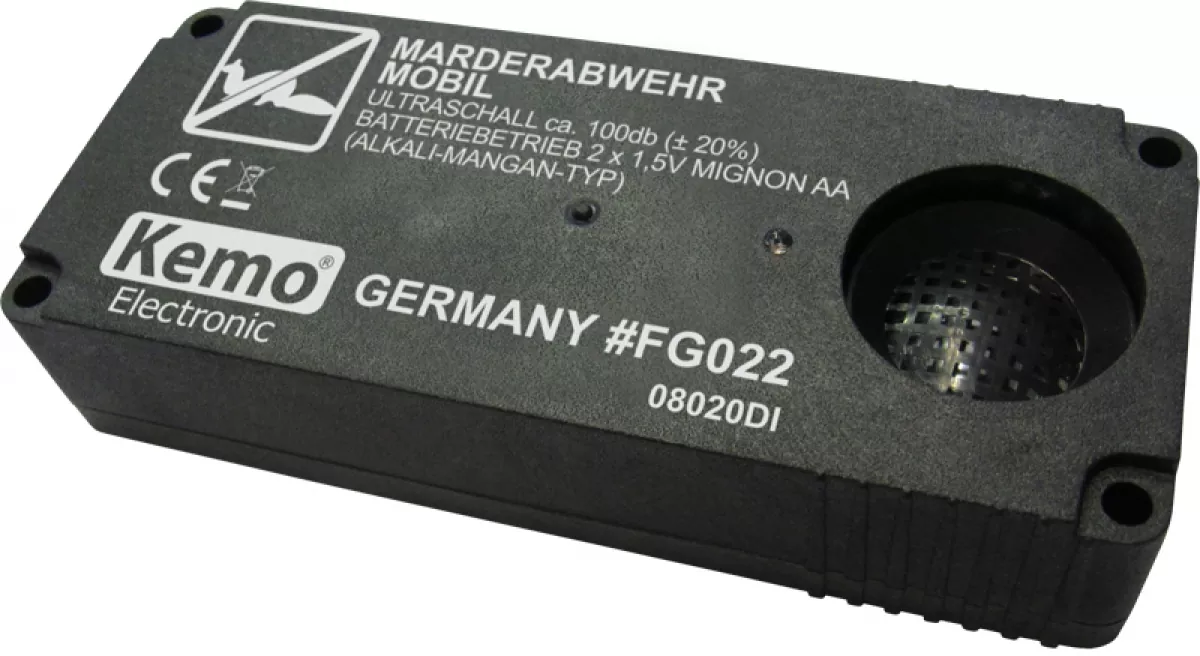 Kemo-Electronic FG022 Ultraschall Marderabwehr Marderstop Mobil FG022 FG022