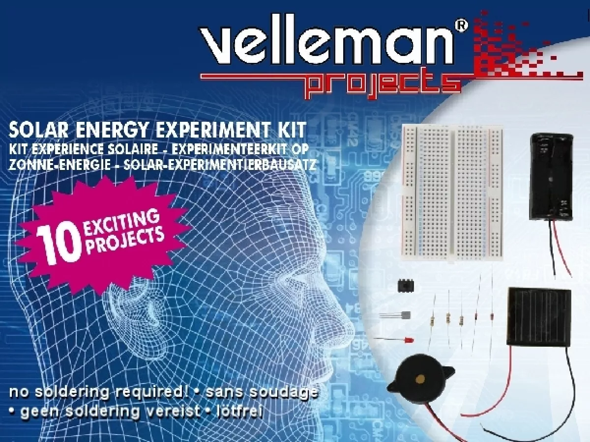 Velleman EDU02 Solar Experimentier-Set Bausatz Velleman EDU02 VEDU02