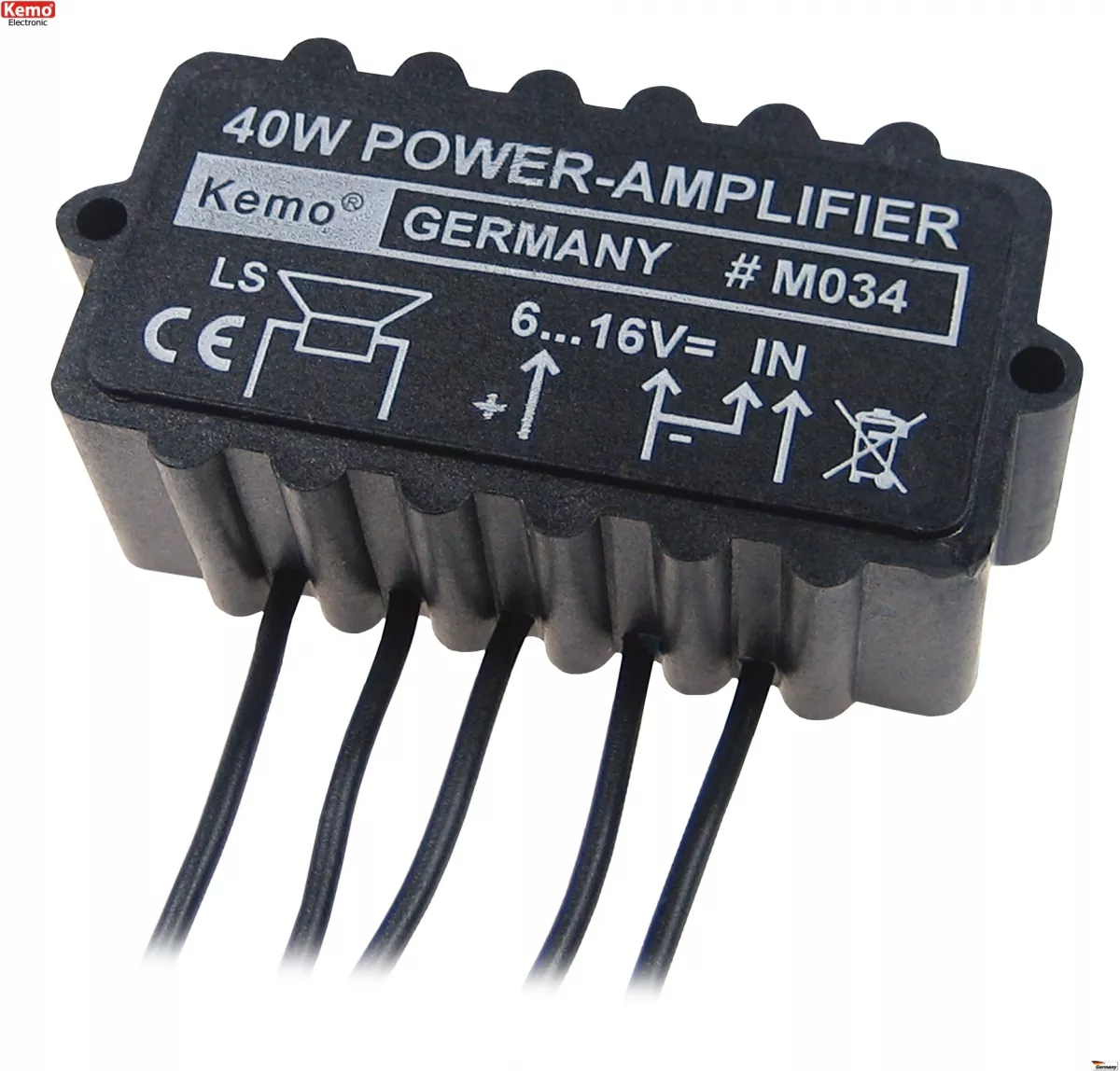 Kemo-Electronic M034 40Watt universal mono Verstärkermodul 6V - 16V Kemo M034 M034