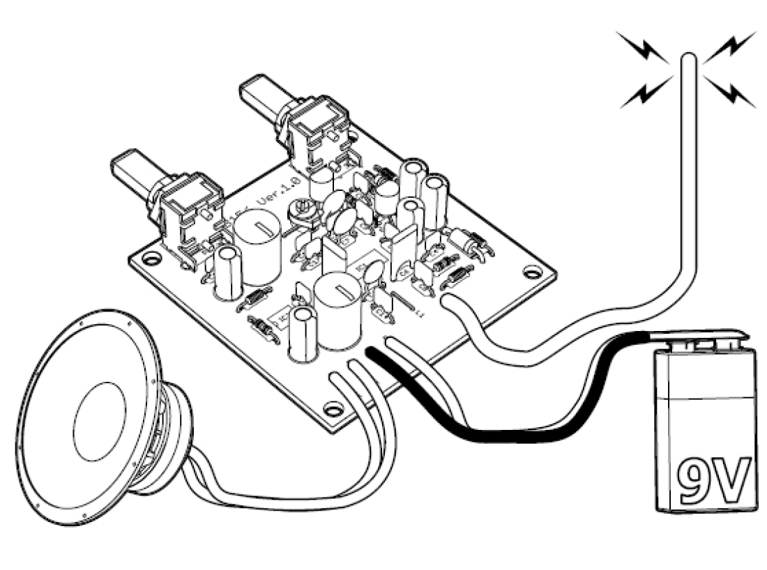 Radio Empfänger FM Empfänger 9V Empfangseinheit B156N Kemo Bausatz Radio Empfänger FM Empfänger 9V Empfangseinheit B156N Kemo Bausatz