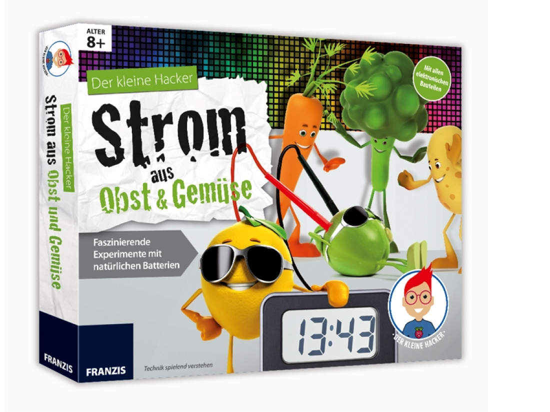 Franzis 978-3-645-65252-0 Der kleine Hacker - Strom aus Obst und Gemüse Alter 8+ Franzis 978-3-645-65252-0 Der kleine Hacker - Strom aus Obst und Gemüse Alter 8+