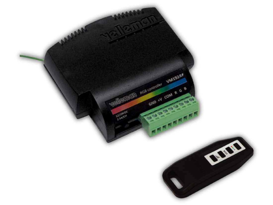 Velleman VM192RF RGB Funkfernbedienung Controller VM192RF Velleman VM192RF Velleman VM192RF RGB Funkfernbedienung Controller VM192RF Velleman VM192RF