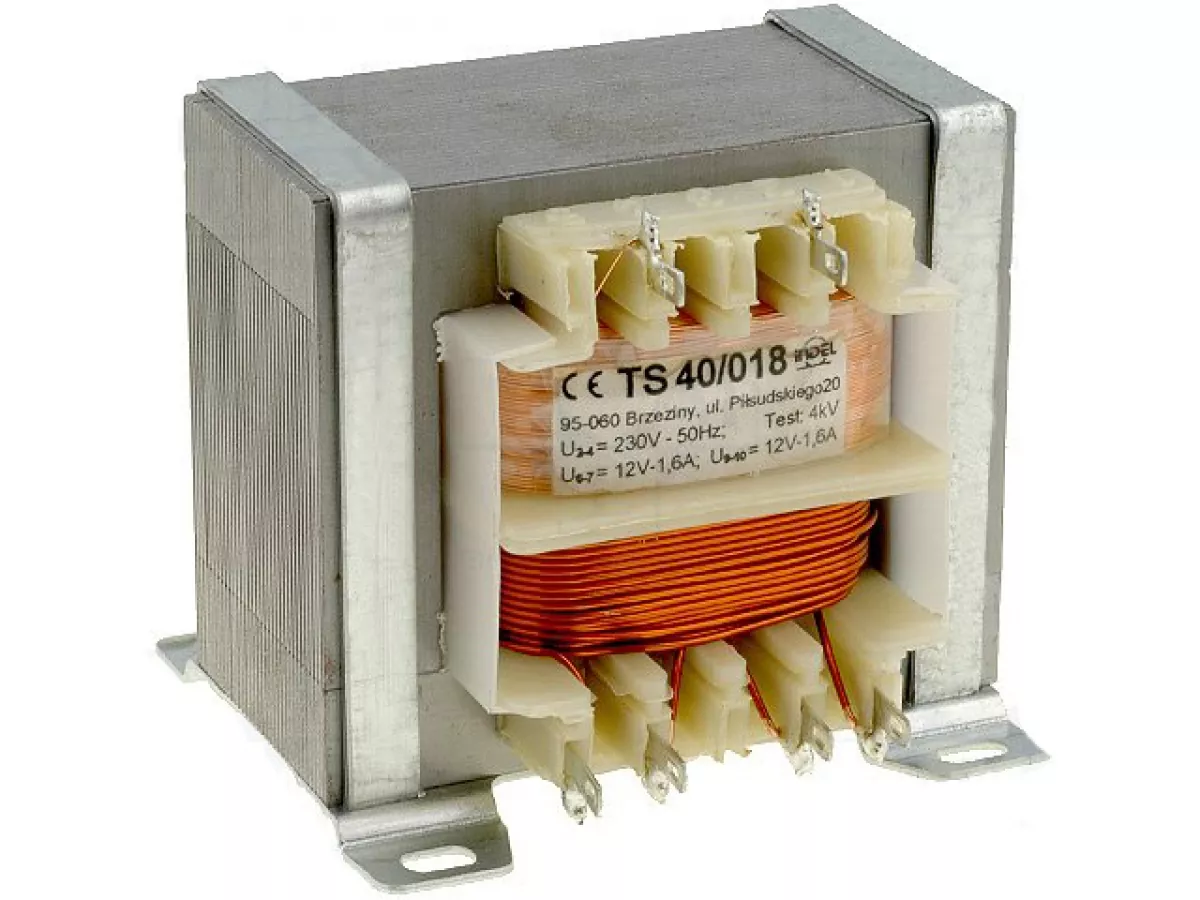 VS TS40/018 Netztrafo offener Block 230V AC auf 2x 12V AC max2x 1,6A 40VA KTR04