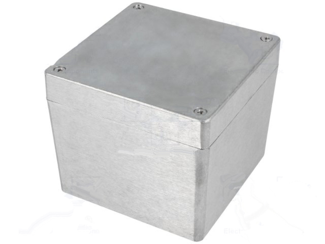 Gehäuse Alu G137 IP65 hohe Schirmdämpfung 120,5x120,5x101,5mm Gehäuse Alu G137 IP65 hohe Schirmdämpfung 120,5x120,5x101,5mm