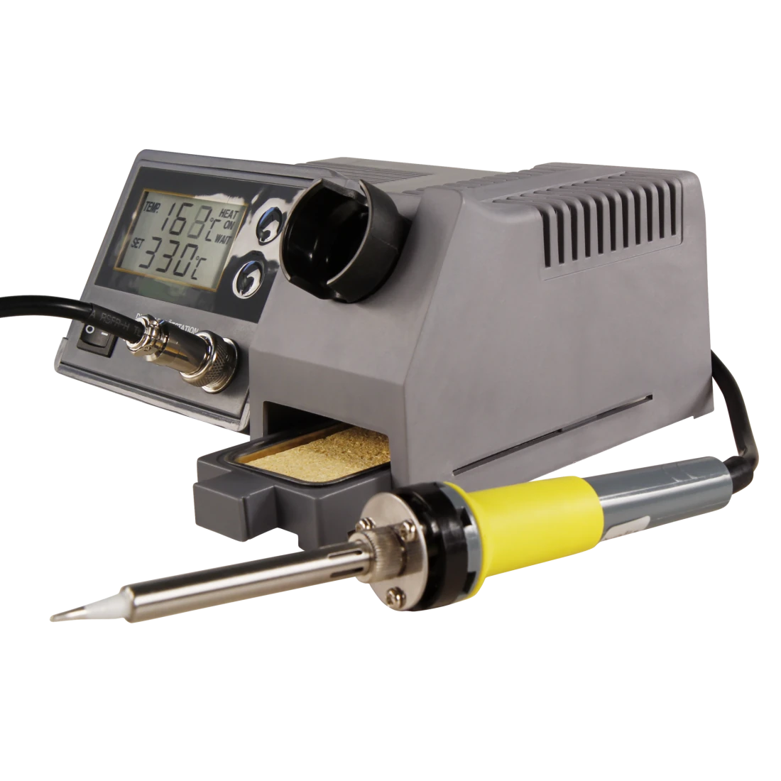 Digitale Lötstation Digi-931 regelbar 150-450°C mit Schwamm und Lötkolbenständer