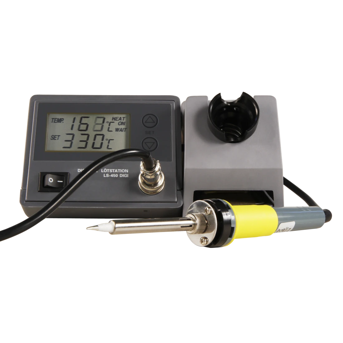 Digitale Lötstation Digi-931 regelbar 150-450°C mit Schwamm und Lötkolbenständer