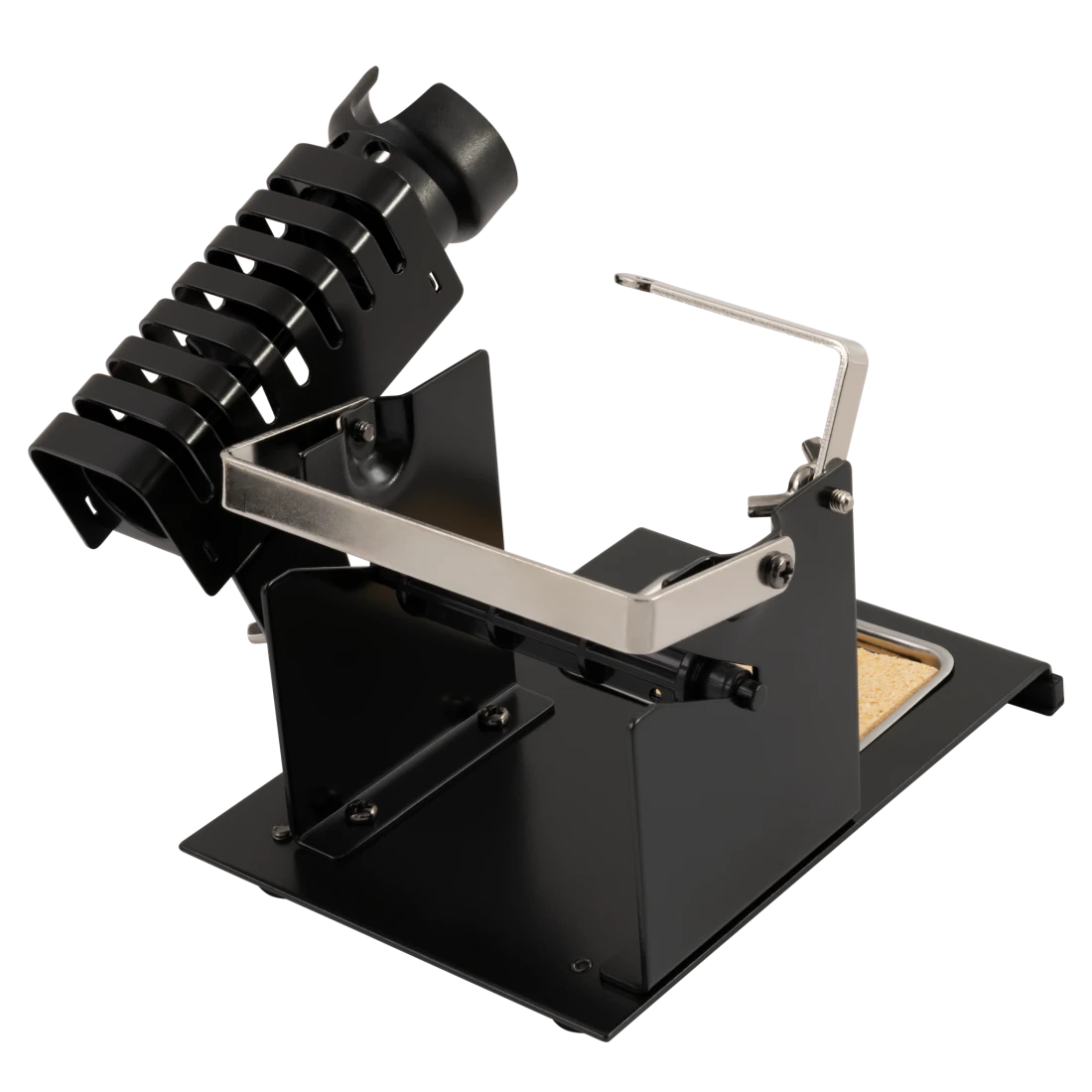 Lötkolbenständer LH-500 mit Lötzinnabroller, Tragegriff und Lötschwamm