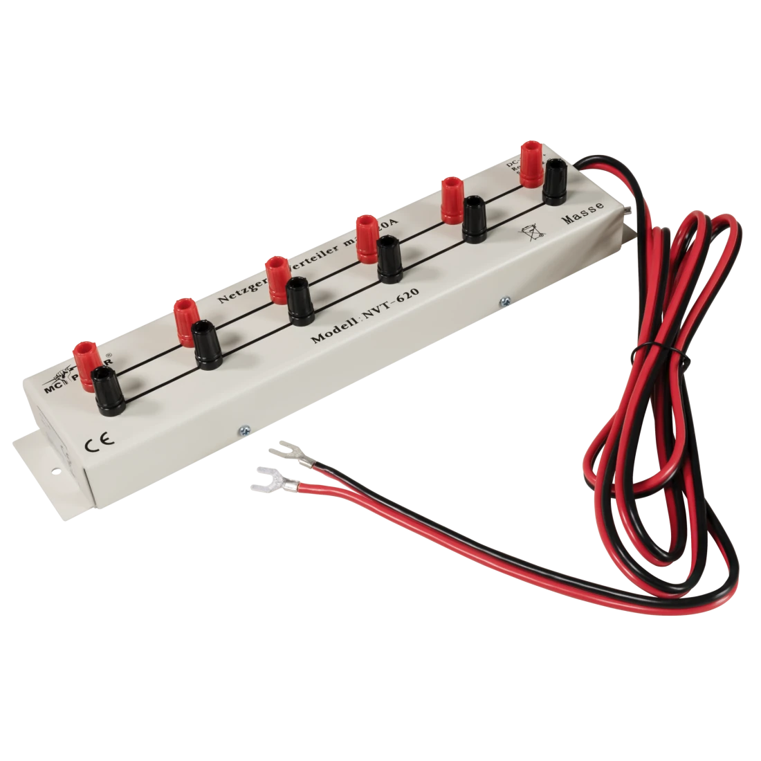 goobay 20344 Labornetzgerät Verteilerleiste 6-fach max 20A W150