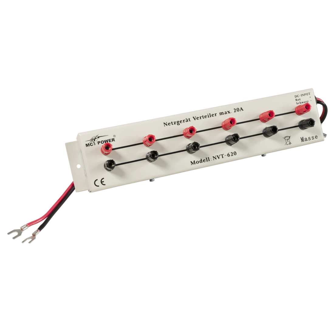 Labornetzgerät Verteilerleiste 6-fach max 20A Netzteil Verteilerblock mit Laborbuchsen