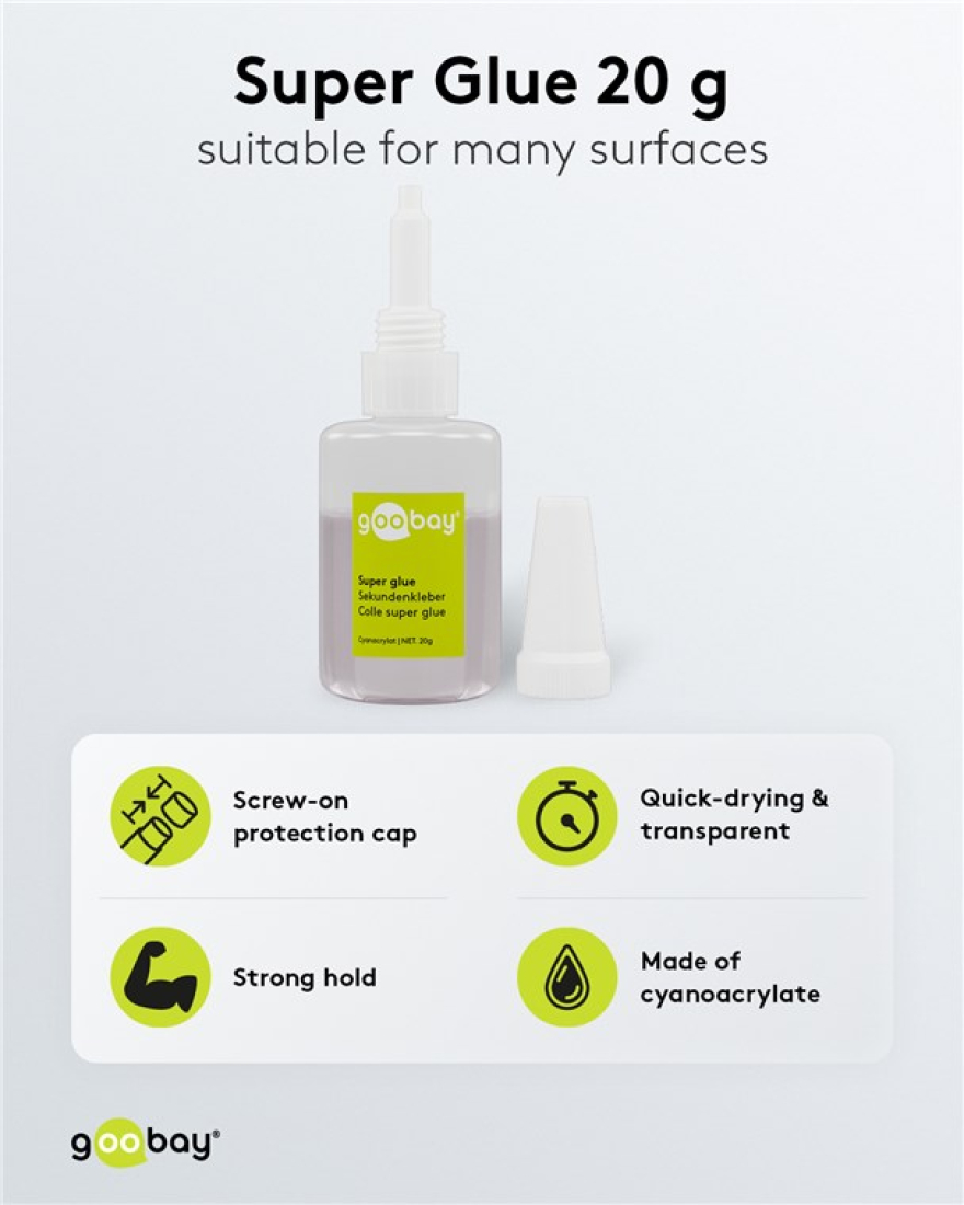 (19,95 EUR pro 100g) Sekundenkleber Cyanoacrylat 20g