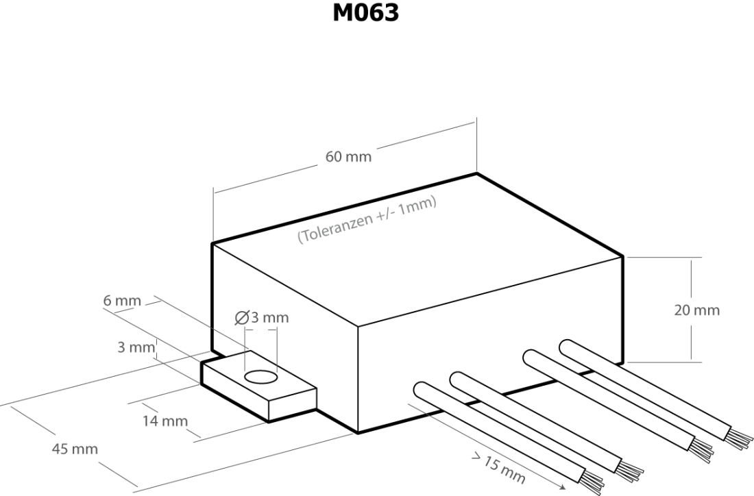 12V 24V 48V AC Dimmer Leistungsregler max 50W M063 Kemo 12V 24V 48V AC Dimmer Leistungsregler max 50W M063 Kemo