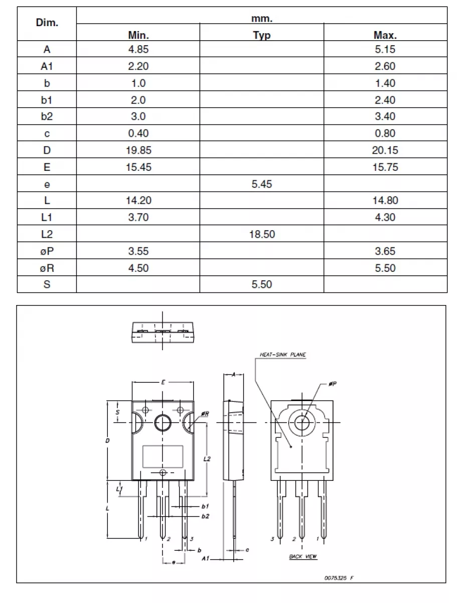 Darlington NPN Transistor BU931-P 400V 15A bipolar TO247