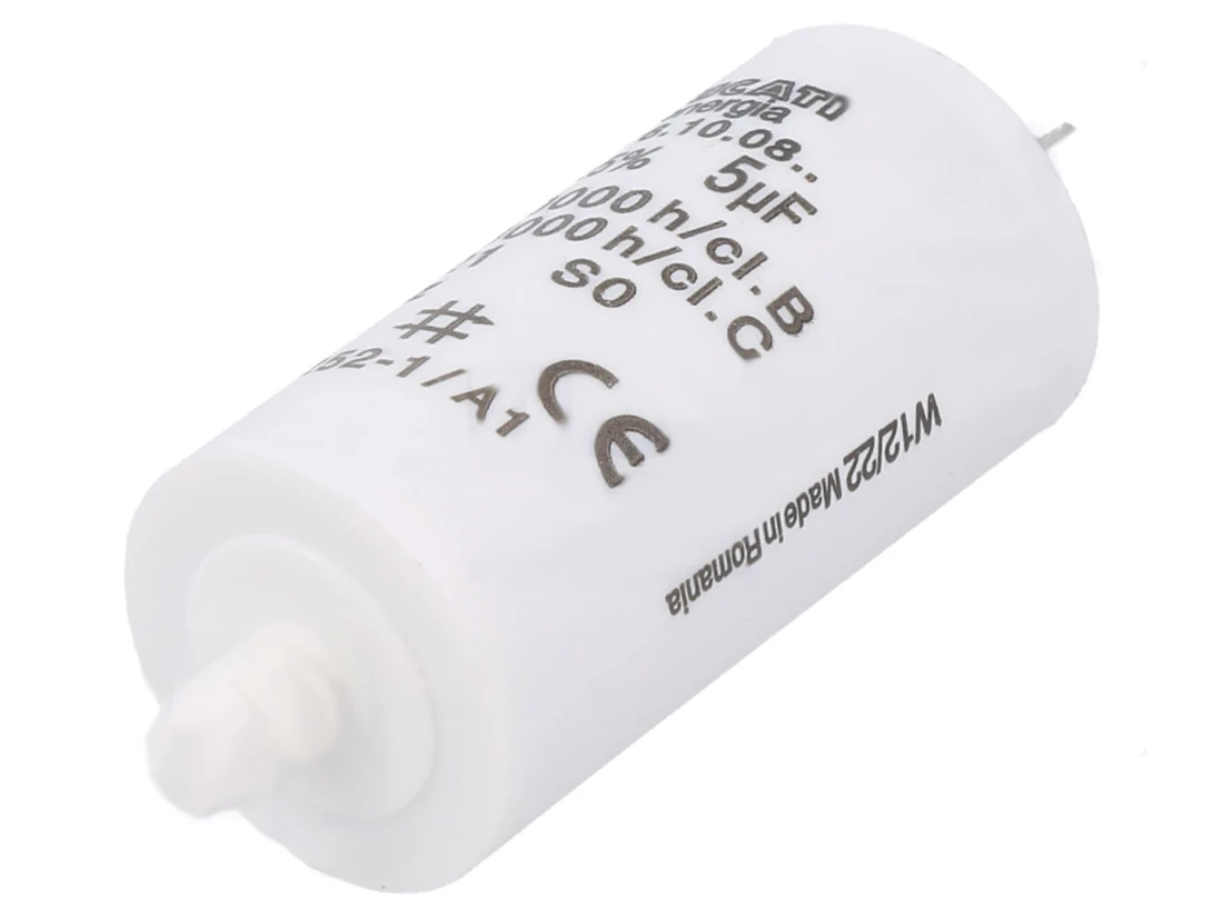 Ducati 4.16.17.83.KK MKP Kondensator Motor und Betriebskondensator 5,0uF 400V mit Kab MKP056