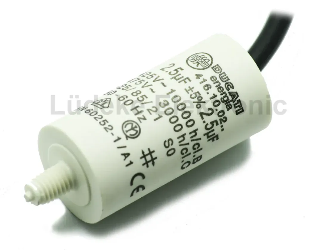 Ducati 4.16.10.02.14 Betriebskondensator Motorkondensator Ducati 2,5uF 4.16.10.02.14 MKP076