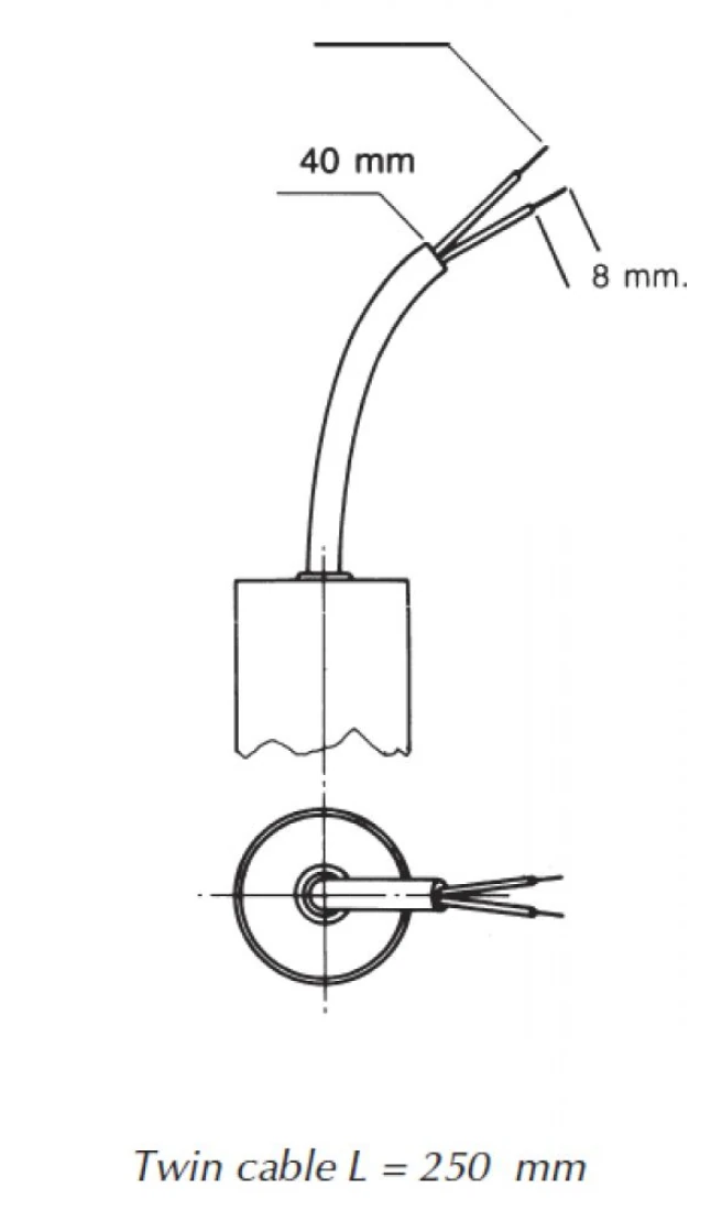 Betriebskondensator Motorkondensator Kondensator Ducati MKP 2,5uF 4.16.10.02.14