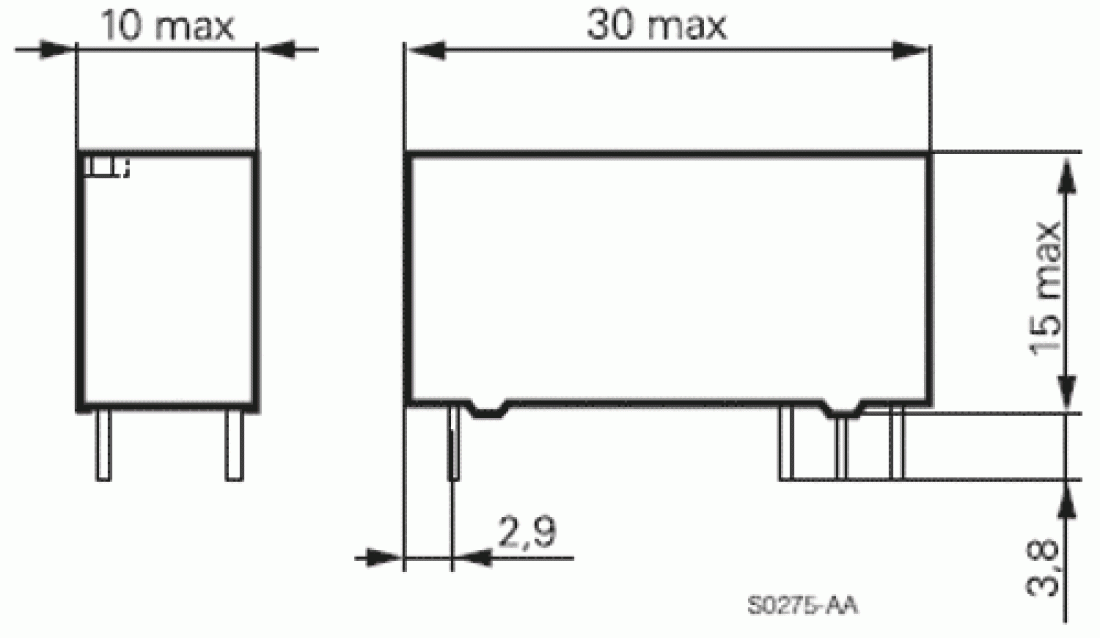 TE connectivity/Schrack Relais 18V DC max 8A/250V AC V23061-B1006-A501