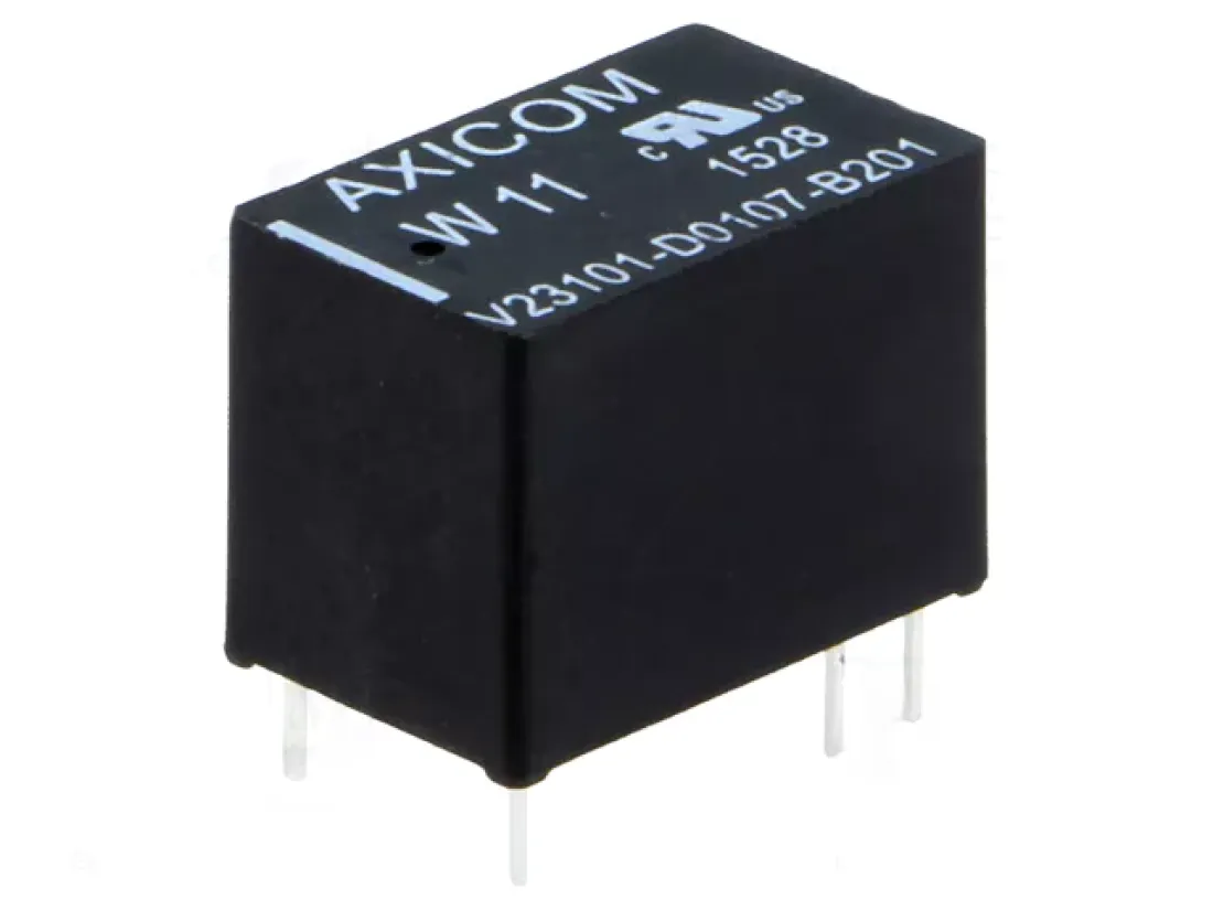TE Connectivity Axicom W11 Subminiatur Relais Kunststoff 24V DC max 1,25A V23101-D0107-B201