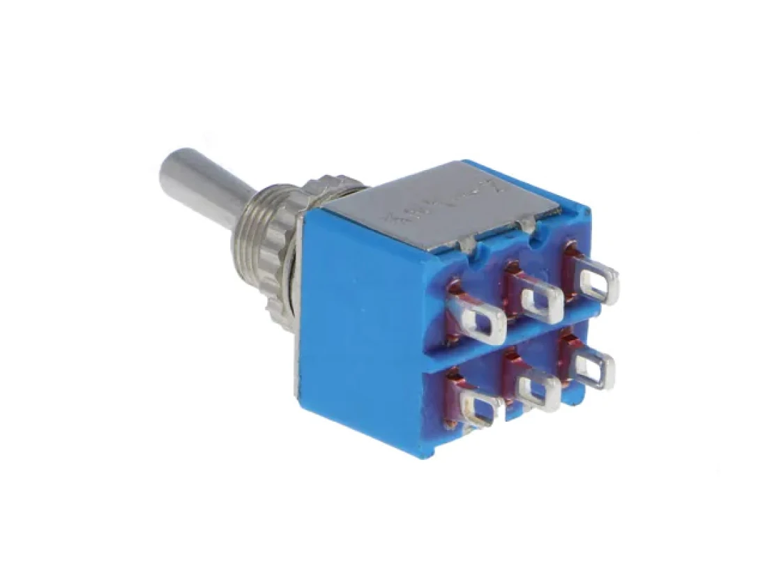 Miniatur Schalter Kippschalter EIN / EIN 6pol.