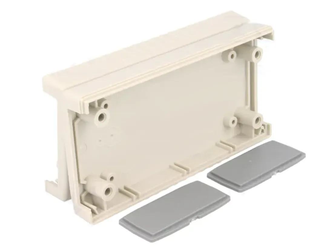 Kunststoff ABS Gehäuse G436 hellgrau/grau IP54 120 x 60 x 30mm
