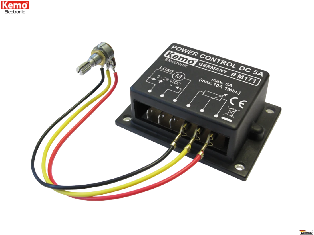 Kemo-Electronic M171 DC Dimmer Drezahlregler Gleichstromregler 9V - 28V 12V max 10A M M171