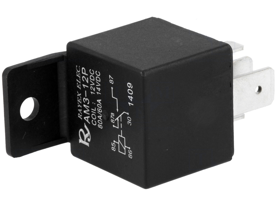 VS AM3-12CF 12V KFZ Relais mit Wechslerkontakt 80A/60A Lastrelais A120