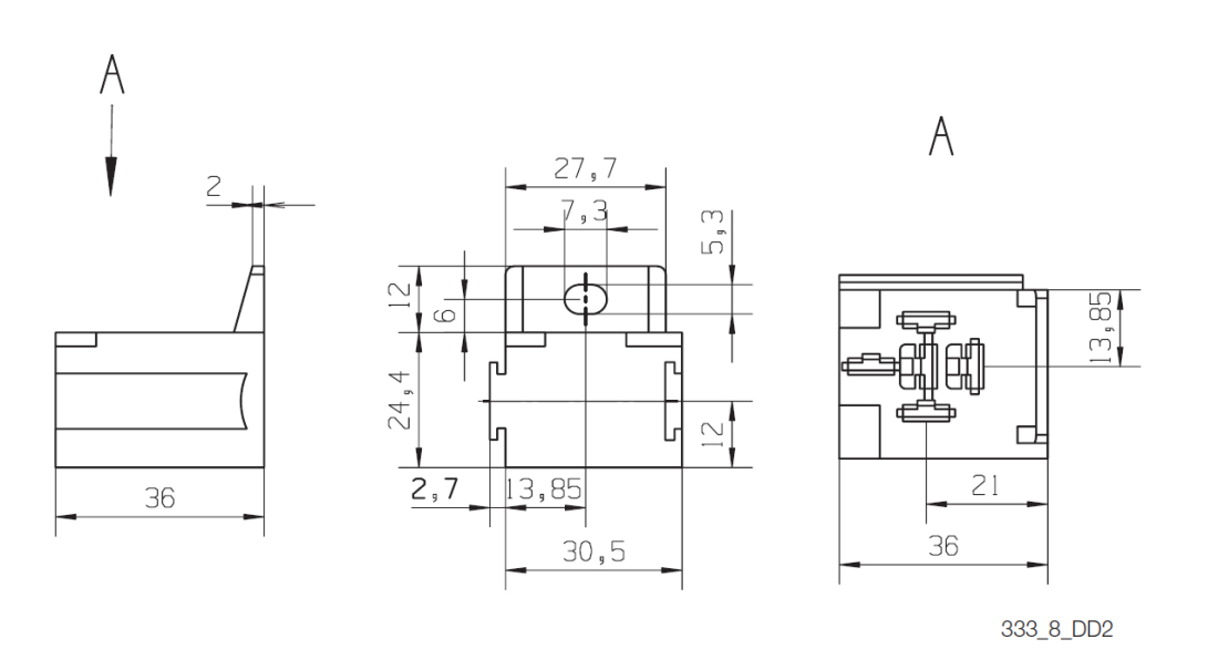 Anschlußsockel Relaissockel für 12V / 24V KFZ Steckrelais klein