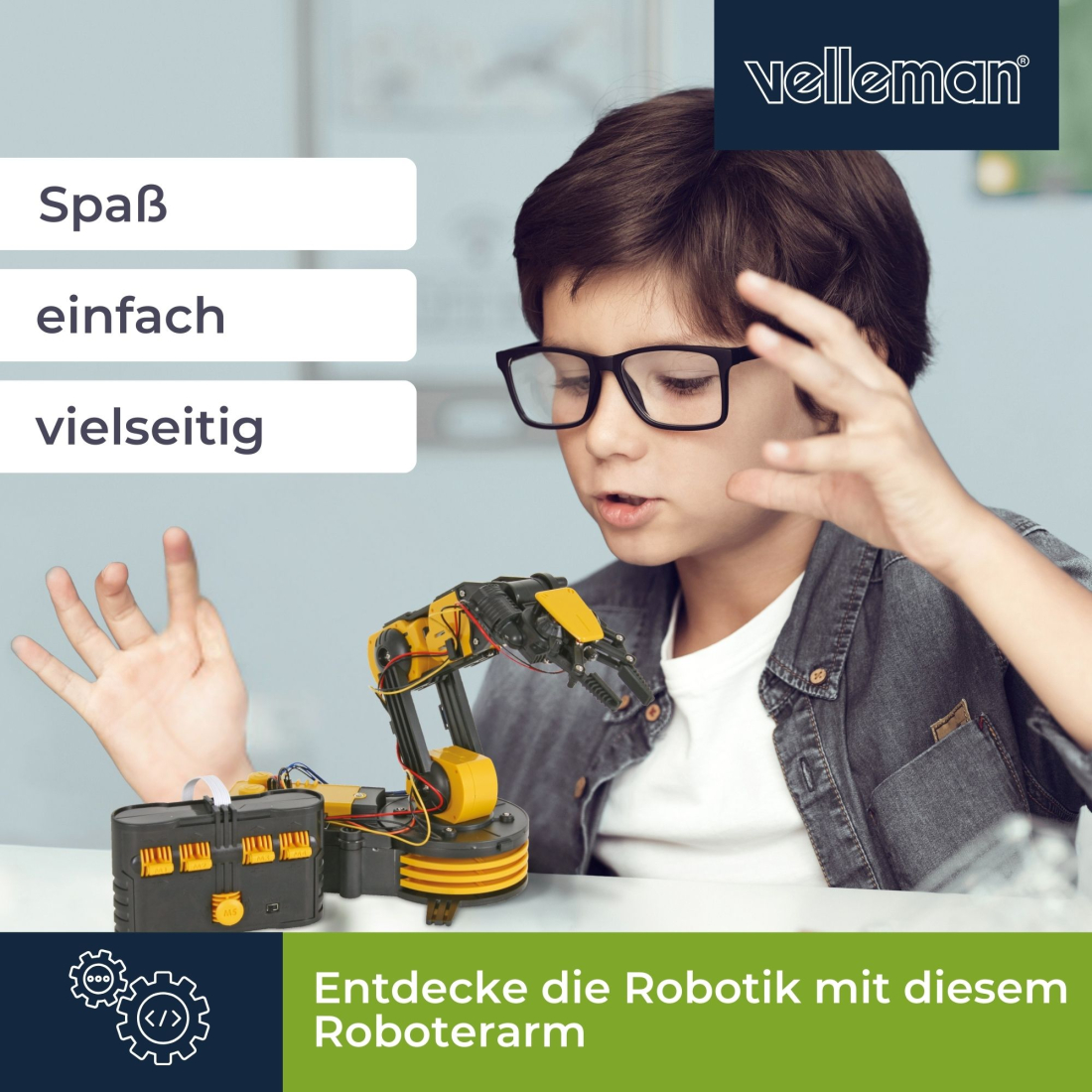 Roboterarm KSR10 Velleman Bausatz
