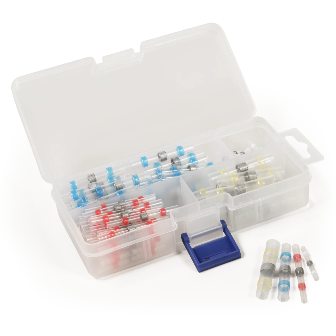 VS 320036 Klemmverbinder Kabelklauer Set rot und blau EZ057