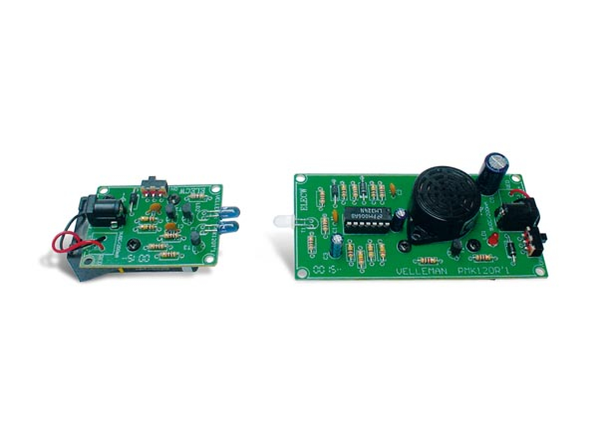 Velleman Elektronik Bausatz MK120 IR Lichtschranke Sender u Empfänger 9V MK120 VMK120