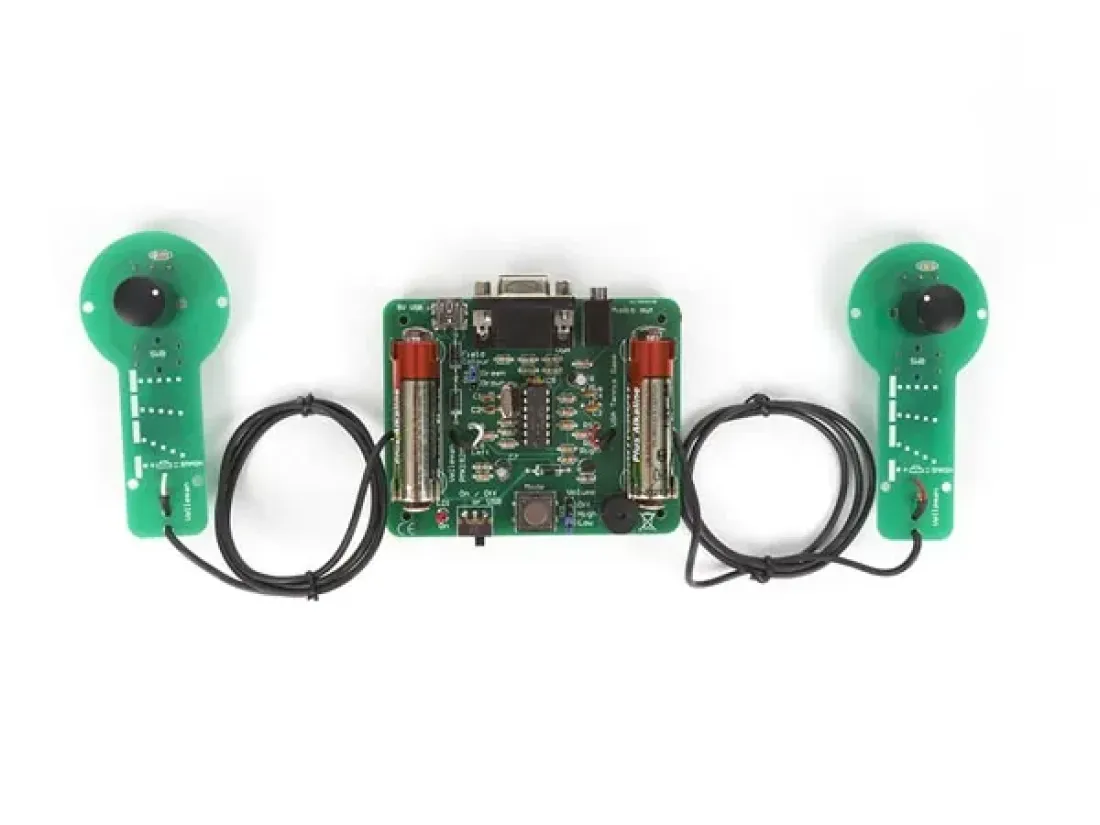 Tennis Spiel Ping Pong 2 Balken Retro Game mit Schlägern mit VGA Anschluß Velleman WHADDA WSG192