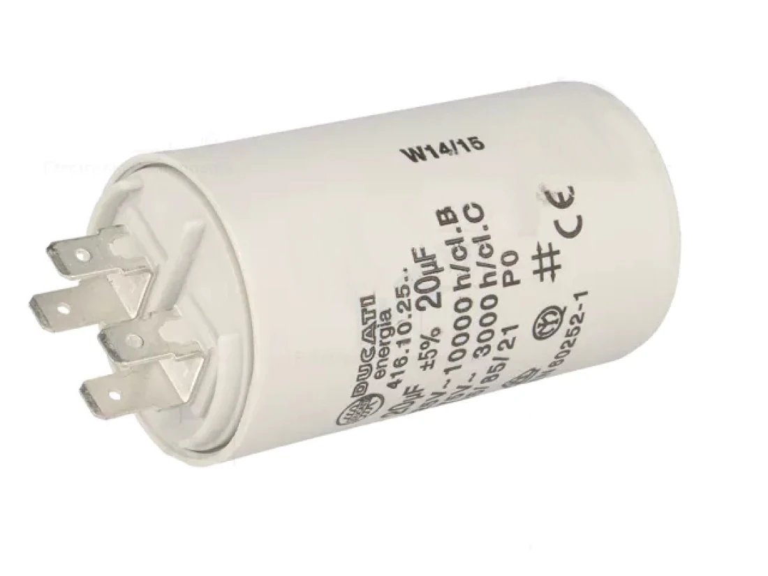 Betriebskondensator Motorkondensator Ducati 20uF 4.16.10.25.64