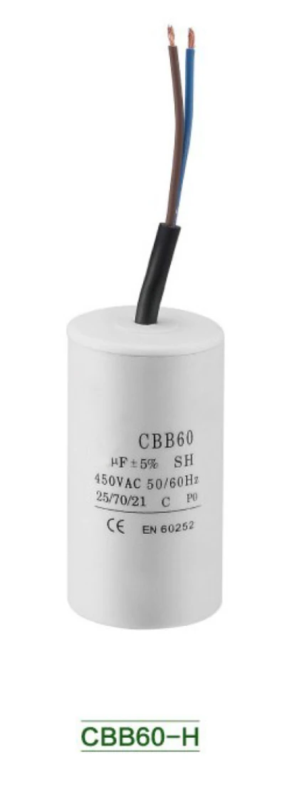 MKP Kondensator Motorkondensator Betriebskondensator 10,0uF max 500V mit Kabel