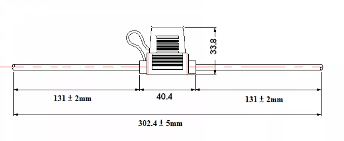 Flachsicherung wasserdicht VS-ELECTRONIC Sicherungshalter 4mm² für Standard-Kfz 