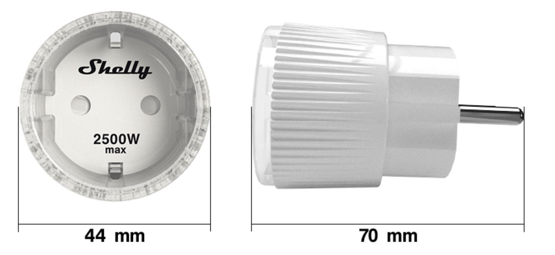 Shelly® Plug S One Smart Wifi WLAN Funk Schalter Schaltaktor Euro Steckdose max 12A ohmsche Last Shelly® Plug S One Smart Wifi WLAN Funk Schalter Schaltaktor Euro Steckdose max 12A ohmsche Last