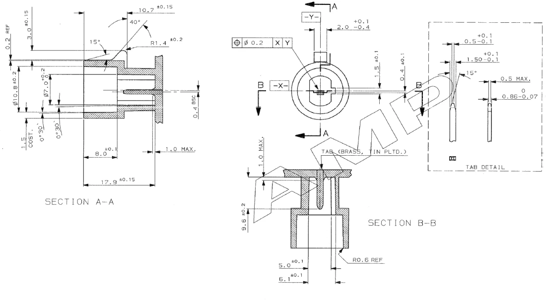 Superseal Gehäuse Kupplung 1-polig SET FSHG-SS 1,5-1