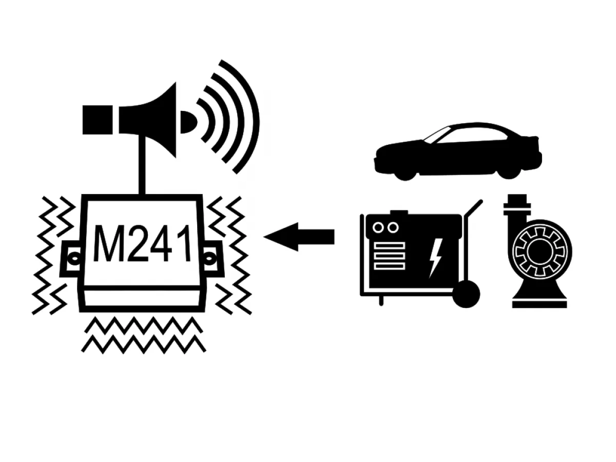 Vibrationsschalter Schalter 12V DC max 1A Erschütterungsschalter Kemo M241