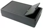 Kunststoff Gehäuse G01B mit Batteriefach schwarz 101 x 60 x 26 mm Kemo