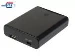 Velleman BH341USB USB Batteriehalter 4x Mignon AA inkl Schalter u USB Anschluss EZ019