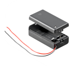 WT BS 48171 Batteriehalter 1 x 9 Volt Block im geschlossenen Gehäuse EZ005