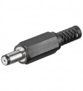 DC-Stecker 0,8 x 5,0 mm mit Knickschutz