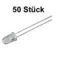 SiTr 203297 LED 5 mm Superhell Klar Blau 1500MCD HSBL-5101L 50 Stück D907
