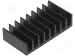 Kühlkörper Aluminium schwarz 10 x 19 x 4,8mm 35K/W