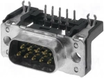 D Sub Stecker Pin 9 90° gewinkelt für Platinenmontage
