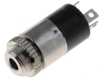 3,5mm Klinke Stereo Buchse Einbau mit Lötanschluss