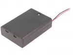Batteriehalter mit Deckel für 3x AA Mignon Zellen ohne Schalter