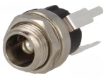 DC Einbaubuchse mit Schaltkontakt 5,5 x 2,5mm
