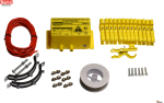 Kemo-Electronic FG025SET Hochspannung Marder & Waschbär Abwehr Schutz FG025SET Kemo FG025SET
